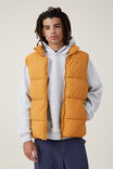 Recycled Puffer Vest, MARIGOLD - alternate image 1