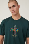Coca-Cola Loose Fit T-Shirt, LCN COK PINE NEEDLE GREEN / TEAM BOTTLE - alternate image 4
