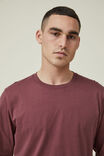 Camiseta - Organic Long Sleeve T-Shirt, AGED WINE - vista alternativa 2