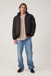 Recycled Puffer Relaxed Bomber, BLACK - alternate image 2