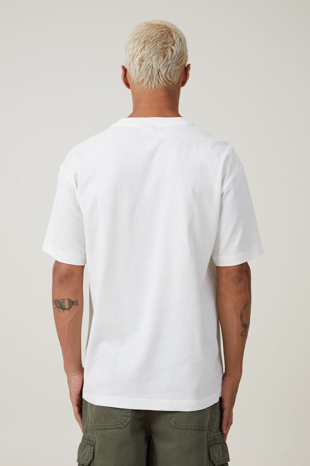Loose Fit Art T-Shirt, VINTAGE WHITE / DISCO CHERRIES