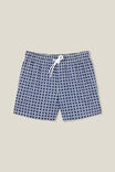 Short - Stretch Swim Short, NAVY DIAMOND TILE - vista alternativa 5