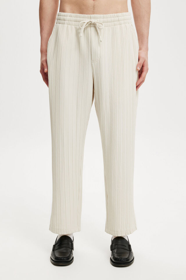 Relaxed Textured Pant, WASHED STONE