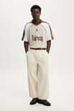 Cropped Graphic Polo, STONE - example image 2