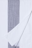 Beach Towel, NAVY/WHITE BOLD STRIPE - alternate image 2