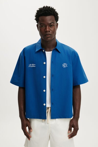 Ventura Short Sleeve Shirt, CAROLINA BLUE EMB