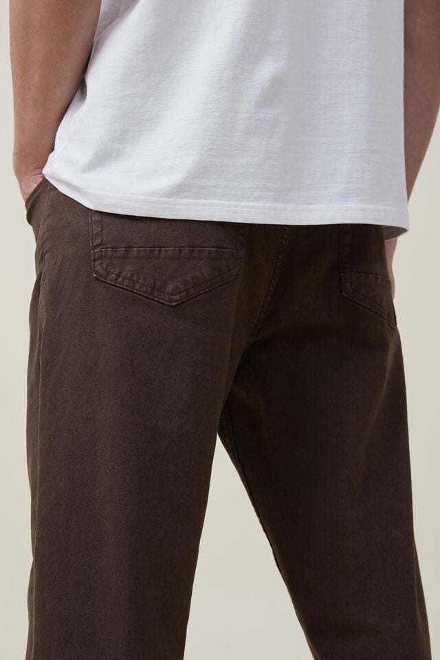 Relaxed Tapered Jean, CHOCOLATE ADDICT