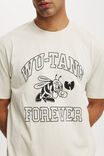 Loose Fit Music T-Shirt, LCN MT BONE/WU-TANG - KILLA BEEZ ARCH - alternate image 4