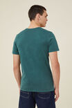 Camiseta - Organic Crew T-Shirt, PINENEEDLE GREEN - vista alternativa 3