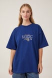 Orlando Magic Nba Box Fit T-Shirt, LCN NBA LIMOGES BLUE/ORLANDO MAGIC SCRIPT - alternate image 2