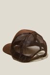 Boné - Trucker Hat, DARK CHOCOLATE / WISCONSIN U.S.A - vista alternativa 2
