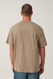 Camiseta - Organic Loose Fit T-Shirt, COFFEE - vista alternativa 3
