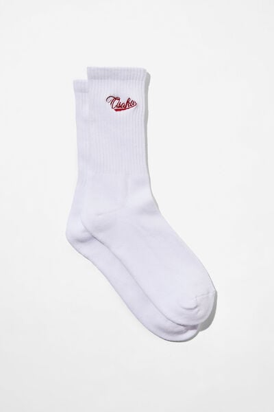 Graphic Sock, WHITE/OSAKA