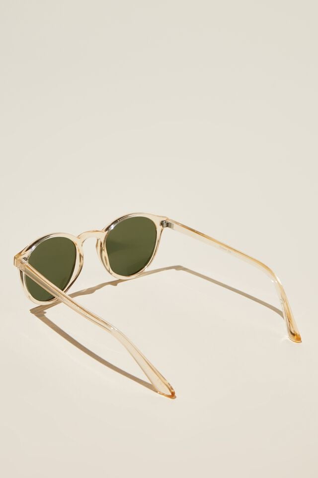 Lorne Polarized Sunglasses, SAND / CRYSTAL GREEN