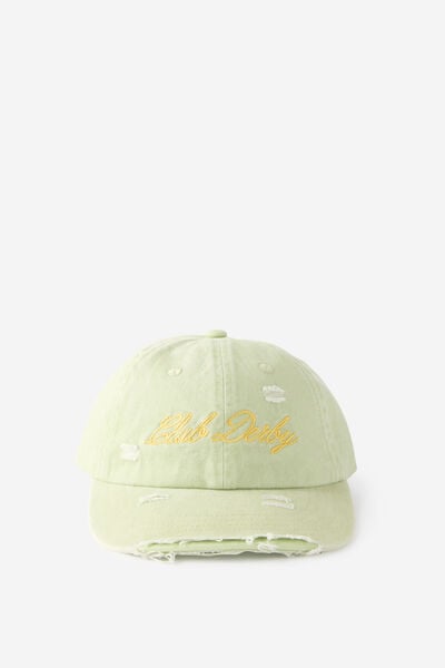 Vintage Dad Hat, LIME/CLUB DERBY