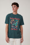 Premium Loose Fit Cny T-Shirt, PINE NEEDLE GREEN/FORTUNE FAVOURS - alternate image 1