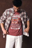 Ford Loose Fit T-Shirt, LCN FOR WINDSOR WINE/BRONCO-MATIC - alternate image 1