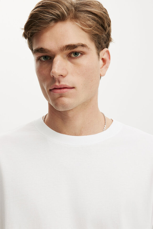 Regular Fit Long Sleeve, WHITE