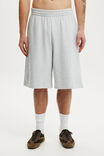 Super Baggy Fleece Short, GREY MARLE - example image 2