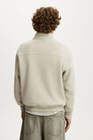 1/4 Zip Fleece, STONE - example image 3
