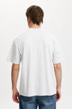 Box Fit College T-Shirt, WHITE MARLE/TRIBECA SCRIPT NAVY - alternate image 3