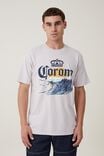 Corona Premium Loose Fit T-Shirt, LCN COR ICED LILAC/CORONA - SUNSET - alternate image 1