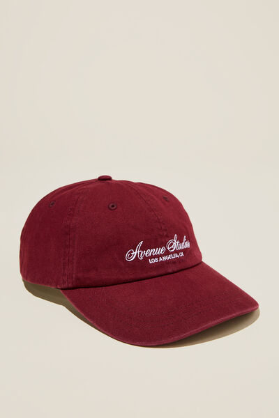 Boné - Strap Back Dad Hat, CRANBERRY/AVENUE STUDIOS