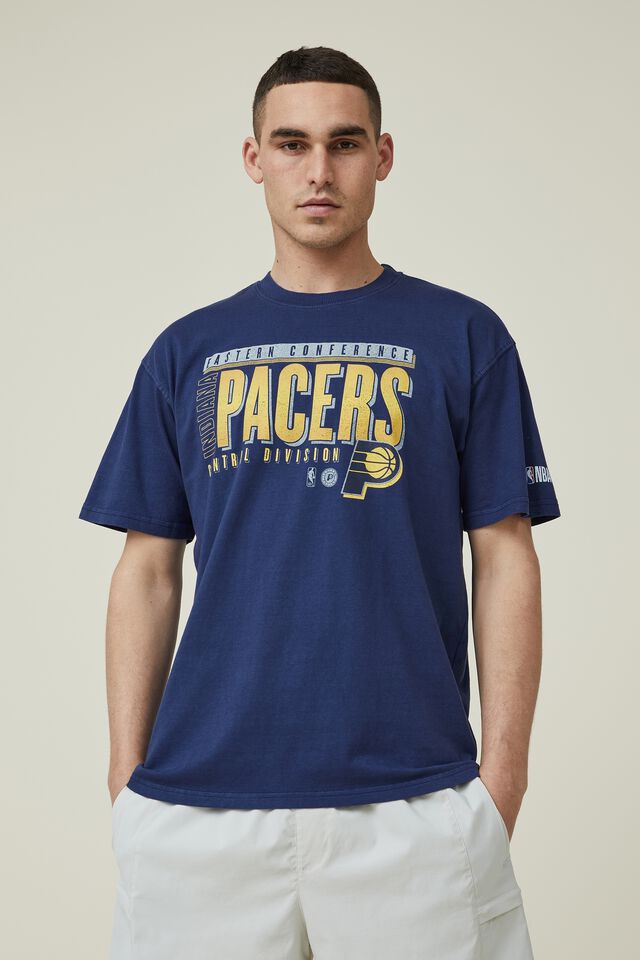 Active Nba Oversized T-Shirt, LCN NBA INDIGO / PACERS LOCK UP