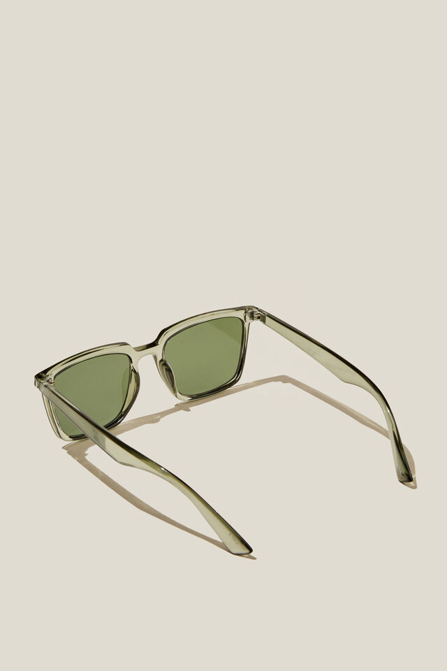 Newtown Sunglasses, KHAKI CRYSTAL/GREEN