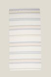 Beach Towel, VINTAGE WHITE/MULTI STRIPE - alternate image 4