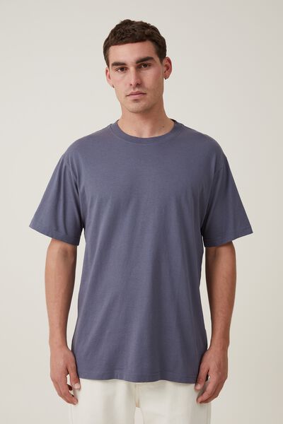 Organic Loose Fit T-Shirt, DUSTY DENIM