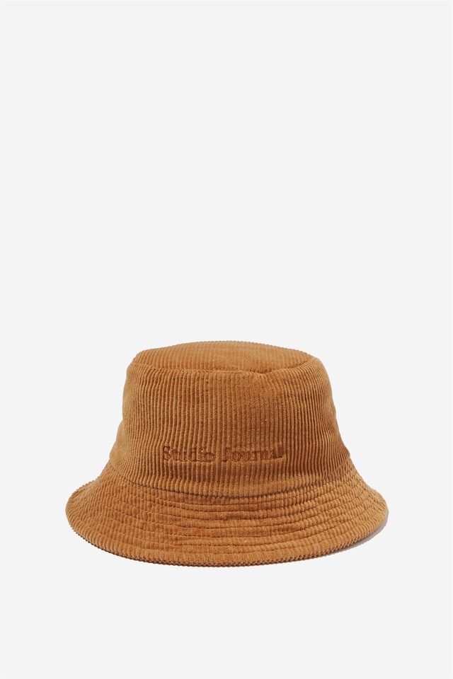 Bucket Hat, WASHED CAMEL/CORD/STUDIO JOURNAL