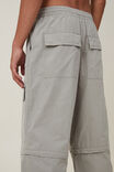 Parachute Super Baggy Pant, WASHED MILITARY ZIP OFF - alternate image 4