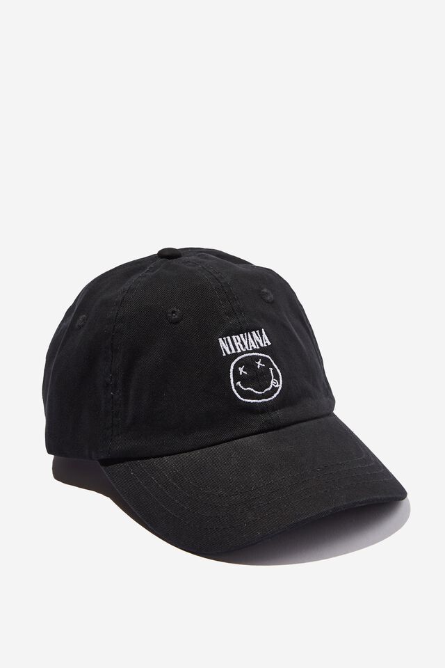 Special Edition Dad Hat, LCN MT BLACK/NIRVANA SMILE