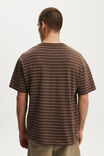 Everyday Fit T-Shirt, ESPRESSO / OAT STRIPE - example image 3