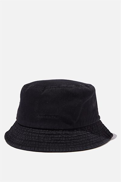 Chapéu - Bucket Hat, WASHED BLACK/WEEKEND STUDIO