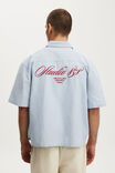 Ventura Short Sleeve Shirt, BLUE STRIPE EMB - example image 2