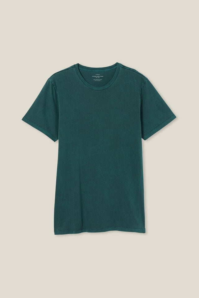 Camiseta - Organic Crew T-Shirt, PINENEEDLE GREEN