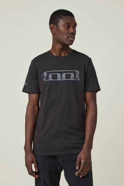 Tbar Collab Music T-Shirt, LCN MT WASHED BLACK/TOOL - RISING SPECTRE