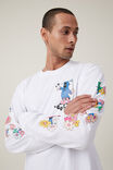 Dabsmyla Long Sleeve T-Shirt, LCN DAB WHITE/FLOWER REAPER - alternate image 4