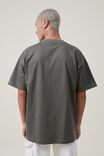 Box Fit Plain T-Shirt, MILITARY - alternate image 3