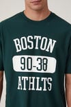 Loose Fit College T-Shirt, PINENEEDLE GREEN / BOSTON ATH - alternate image 4