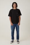 Box Fit Pocket T-Shirt, BLACK / CIVIC CONTRAST - alternate image 2