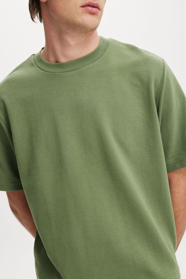 Cropped T-Shirt, SAGE TEXTURE
