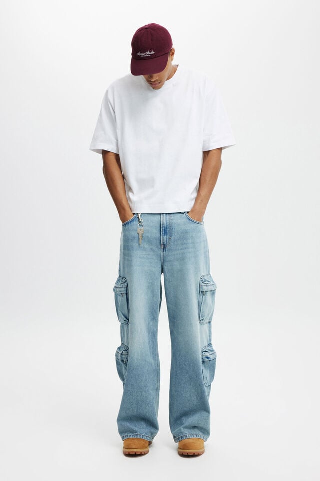 Super Baggy Jean, CARGO CASUALTY BLUE