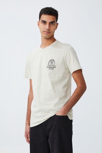 Tbar Art T-Shirt, IVORY/TACO