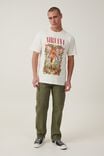 Premium Loose Fit Music T-Shirt, LCN MT CREAMPUFF/NIRVANA - FLORAL IN UTERO - alternate image 2