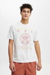 USC Loose Fit College T-Shirt, LCN USC WHITE MARLE/USC - CREST - alternate image 1