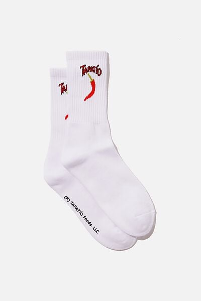 Special Edition Active Sock, LCN TAP WHITE/TAPATIO CHILLI