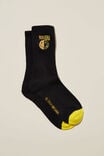Special Edition Sock, LCN MT BLACK/YELLOW SMILE - alternate image 1